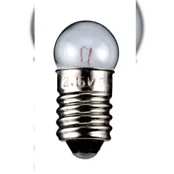 goobay Kugelförmige Lampe E10 12 Volt 2,4 Watt - Kugelförmige E10 Lampe mit 2,4 Watt, ideal für dekorative Beleuchtung. Kompakte Abmessungen von 11,5x24 mm, perfekt für vielfältige Anwendungen.