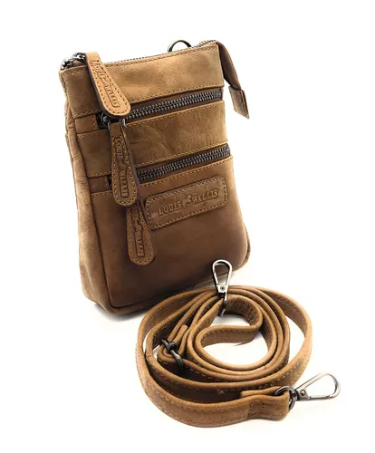 Leder Gürteltasche Bikertasche Umhängetasche Hüfttasche Bauchtasche Schultergurt