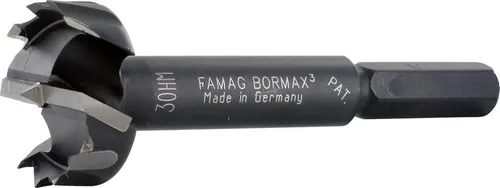 Famag Forstnerbohrer Bormax HM 15 mm GL 90 mm - Hochwertiger Holzbohrer, ideal für präzise Bohrungen in Holz mit einer Länge von 90 mm für optimale Handhabung und Ergebnisse.