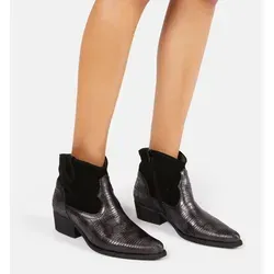 FELMINI Stiefelette Stiefelette Leder - Schwarz - 40