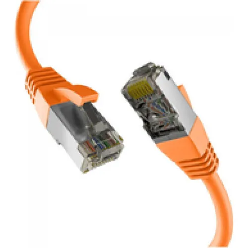 EFB CAT8.1 ORANGE 20m RJ45 PATCHKABEL S/FTP PIMF von M-CAB