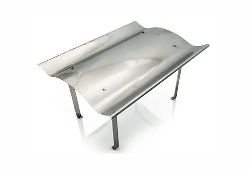 Schornsteinabdeckung Kaminhaube Kaminabdeckung Edelstahl Firend24 (Rostfreier Edelstahl, 800x1200 mm)