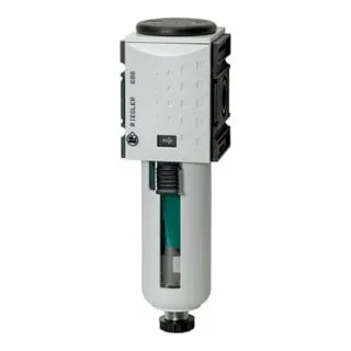 Mikrofilter »FUTURA« mit PC-Behälter - Druckluftzubehör: Mikrofilter »FUTURA« mit 0,01 μm Filtration, ideal für hohe Reinheit der Druckluft und effiziente Entfernung von Öl und Wasser.