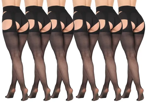 Bananalu Netzstrumpfhose 40 Den mit offenem Schritt - Verspielt und stylish: Diese schwarze Netzstrumpfhose mit offenem Schritt bietet eine perfekte Passform und ist ideal für freizeitliche Anlässe. Hergestellt aus hochwertigem Material für angenehmen Tragekomfort.