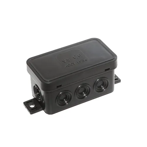 Aufputz-Abzweigdose Verteilerdose 80x45x41mm schwarz Kabel Anschluß Dose