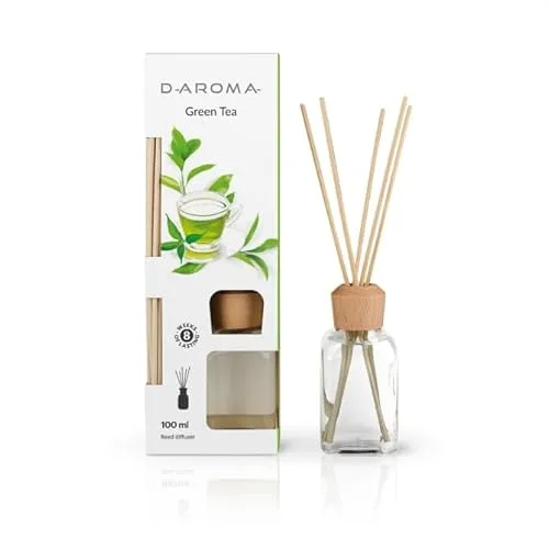 Duftdiffuser Lufterfrischer D-aroma Reed Diffuser 100ml Grüner Tee