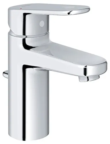 GROHE Europlus Badarmaturen - Einhand-Waschtischbatterie (DN 15, S-Size, Einlochmontage) chrom, 32612002