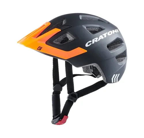 Cratoni Fahrradhelm Maxster Pro - Fahrradhelm für Kinder mit Inmold-Technologie, 14 Ventilationsöffnungen und integriertem Rücklicht für optimale Sichtbarkeit und Sicherheit beim Radfahren.