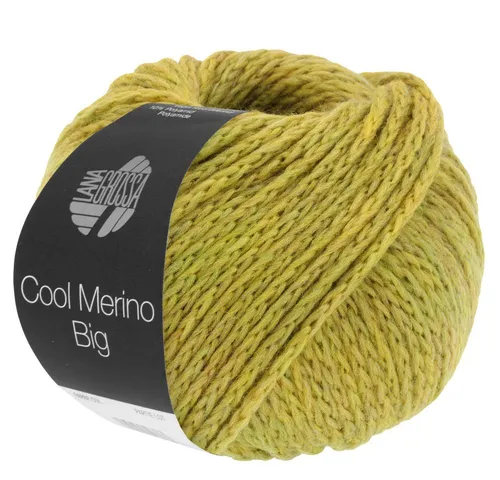 LANA GROSSA Cool Merino Big 0203 senf Häkelwolle, 90 m
