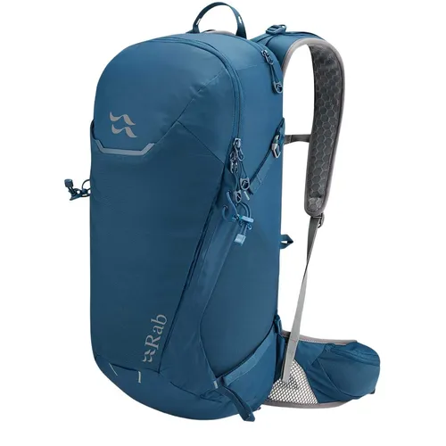 Rab Aeon 27 Rucksack (27L, blau) - Wanderrucksäcke – Vielseitiger Daypack mit 27L Volumen, ideal für schnelle Sportarten und Outdoor-Abenteuer.