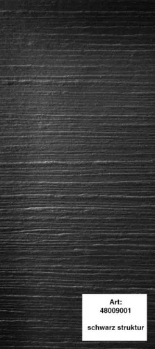 alfer Design-Platte 60 x 100 cm  Kunststoffplatte in schwarz von alfer