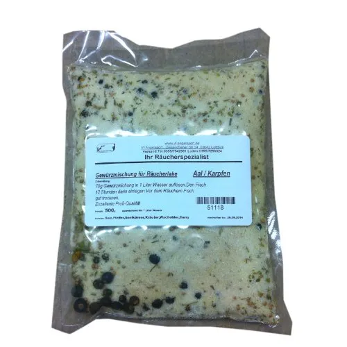 Gewürzmischung für Räucherlake Sorte Aal/Karpfen 500g