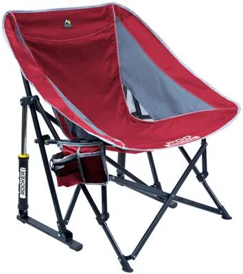 GCI faltbarer Schaukelstuhl Pod Rocker Red in rot von GCI Outdoor
