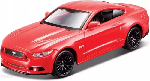 MAISTO POWER RACER 2015 FORD MUSTANG GT Red 1:36 1:43 Scale 4.5 Inch Toy Car
