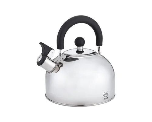 Gustav Voss 2,5L Edelstahl Wasserkessel PALERMO mit Pfeifton