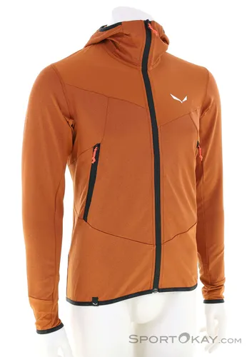 Salewa Agner Hybrid Polarlite Herren Fleecejacke (Braun 48) - Funktionsjacke mit schnelltrocknendem Polarlite-Fleece und strapazierfähigen Durastretch-Einsätzen – perfekt für alpine Abenteuer und wechselhafte Wetterbedingungen.