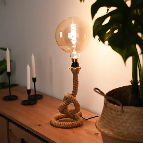 Vintage Seil Tischleuchte von ETC Shop