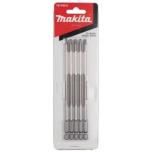 Makita Langbit PH2x155mm 5 Stück - Robustes Bit-Set für präzises Arbeiten - Werkzeug-Sets mit 5 langlebigen PH2 Langbits, ideal für präzise Schraubanwendungen und vielseitig einsetzbar.