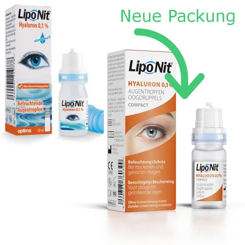 Lipo Nit Augentropfen Hyaluron 0,1% compact (124,00 EUR / 100 ml)