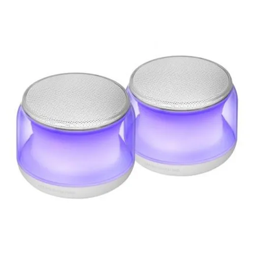 Bluetooth-Lautsprecher Mars Gaming MSAURAW Weiß 15 W