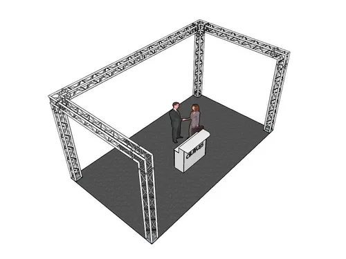 ALUTRUSS Traversenset QUADLOCK 6082 U-Form 7x4x3,5m - Traversenset QUADLOCK 6082 aus hochwertigem Aluminium, TÜV-zertifiziert, ideal für Theater, Messen und Clubs. Hohe Belastbarkeit und einfache Montage durch 4-Punkt-Traversensystem.
