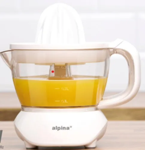 Alpina Entsafter ALPINA Elektrische Zitruspresse, 700ml, 25W, weiß