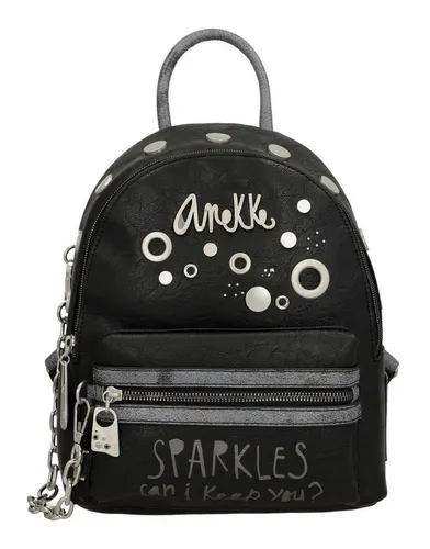 Anekke Mittelgroßer Rucksack - Stylischer Rucksack für Damen mit funktionalem Design, ideal für Schule und Freizeit. Maße: 23/28/10 cm, bietet ausreichend Platz für alle Essentials.