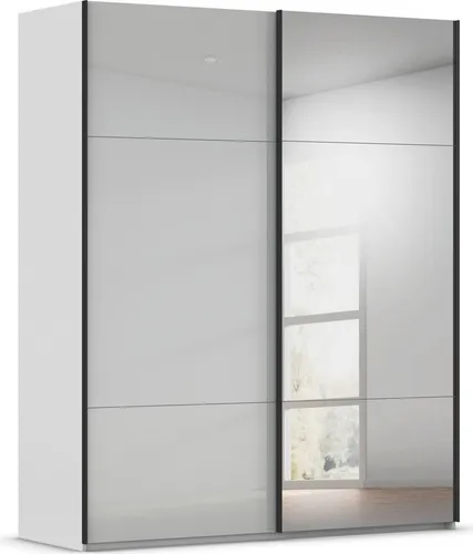 Schwebetürenschrank RAUCH CONTIDO, grau 181x223x68 cm