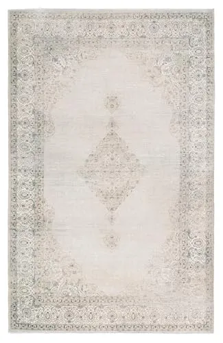 Kelim Vintage Teppich Wohnzimmer Sand 195 X 280 cm - Teppich für Wohnzimmer, super soft und umweltfreundlich aus 70% recycelter Baumwolle, maschinenwaschbar und ideal für Fußbodenheizungen.