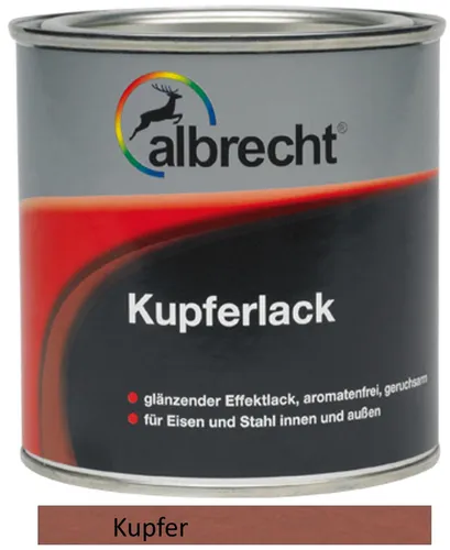 Produktbild albrecht Kupferlack kupfer 125ml Neu & OVP