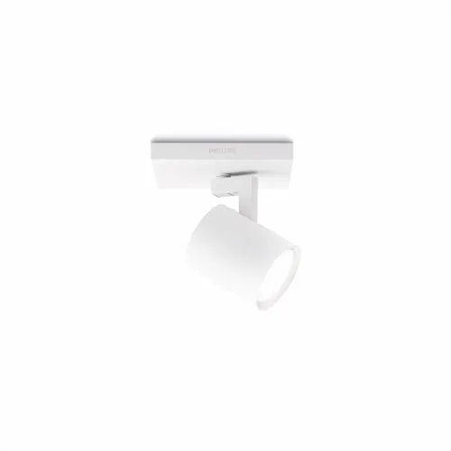 Philips myLiving LED Spot Runner 1flg. 5309031P0 - Modernes Licht für jedes Zimmer - Lampen: 230lm LED Spot-Strahler in elegantem Weiß, ideal für moderne Innenräume und energieeffiziente Beleuchtung.