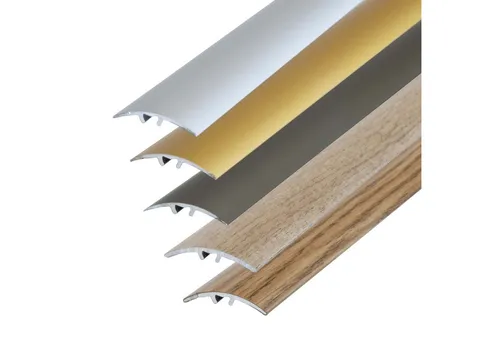 Dalsys Übergangsprofil (Aluminium, 1-St), Übergangsschiene zum Schrauben, Bodenleiste Aluminium, Türschwelle