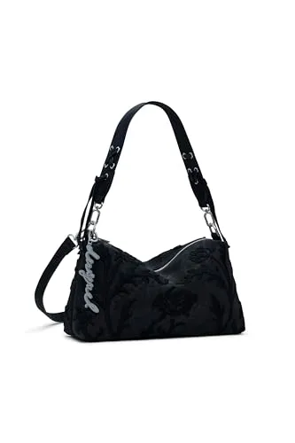 Desigual Bergamo Floral Umhängetasche schwarz in schwarz von Desigual