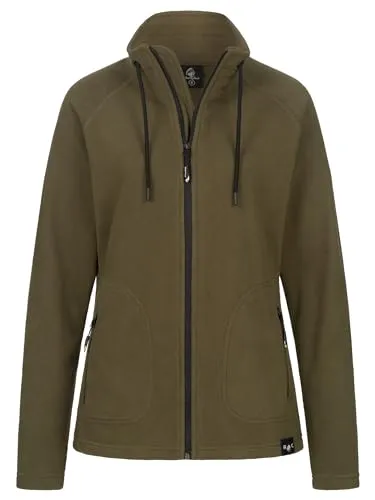 Rock Creek Damen Fleecejacke D-496 - Kuscheliger Windbreaker für Outdoor-Aktivitäten - Outdoor Fleecejacken für Damen, extra weich und winddicht, ideal für die Übergangszeit und aktive Freizeitgestaltung.