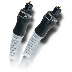 Supra Kabel ZAC Toslink Opto Digital 2.00 mtr. - Hochwertiges Toslink-Kabel für verlustfreie digitale Audioübertragung, ideal für Heimkino und Musikliebhaber.