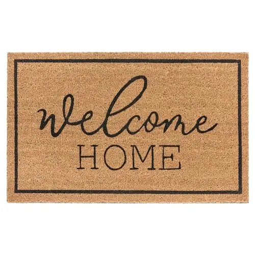 NYVI Fußmatte Mix Mats - Wetterfest, Strapazierfähig, für Innen und Außen - Fußabtreter Schmutzfangmatte - 45x75 cm Rechteckig - Welcome Home