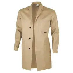Qualitex Arbeitsjacke 'classic' in khaki, Größe: 90 - Arbeits- & Schutzkleidung aus robuster Baumwolle, 270 g/m², koch- und bügelfest für maximale Hygiene und Langlebigkeit im Arbeitsalltag.