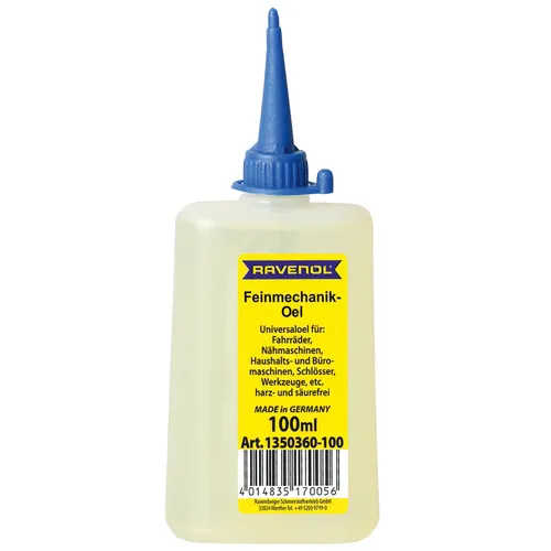 Ravenol Feinmechaniköl universelles harz und säurefreies Öl 100ml