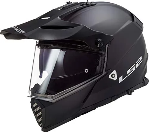 LS2 Motorradhelm MX436 Pioneer EVO Solid matt-schwarz