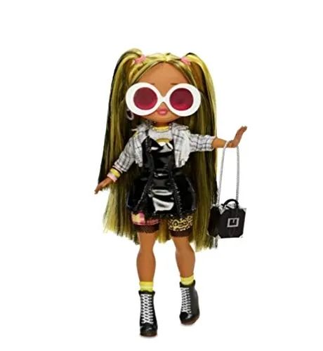 L.O.L. Surprise! 565123E7C O.M.G. Fashion Doll Alt Grrrl Series 2, Ankleide- und Sammelpuppe mit Haaren und 20 Überraschungen, 27 cm
