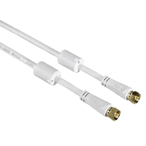 Hama SAT-Anschlusskabel F-Stecker vergoldet 1,5m 100 dB