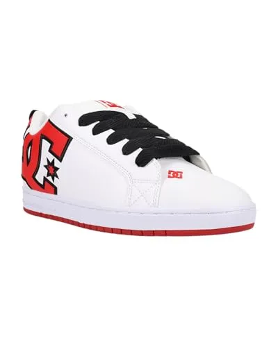 DC Herren Court Graffik M Shoe XWRK Sneakers - Sneaker & Sportschuhe für Herren mit genähter Sohle für zusätzliche Haltbarkeit und atmungsaktivem Material für langanhaltenden Tragekomfort.