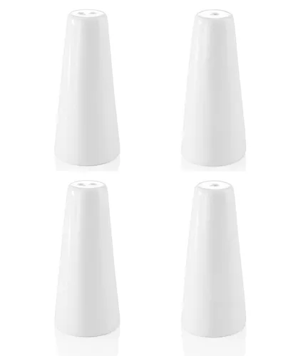 Salzstreuer und Pfefferstreuer Porzellan 4er Set Gewürzstreuer