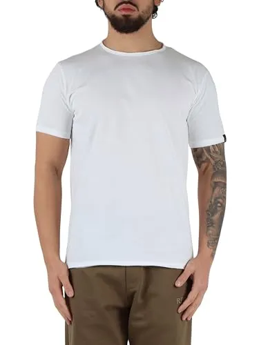 Replay Herren M3590a T-Shirt, 001 White, 3XL EU