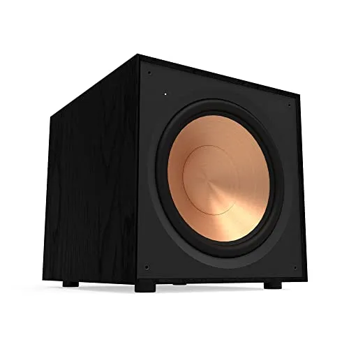Klipsch R-121SW - Aktiver 12 Zoll Subwoofer, tiefe und intensive Bässe für ein unvergessliches Klangerlebnis