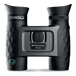 Steiner BluHorizons 10x26 Fernglas - Wasserdichtes Fernglas mit 10-facher Vergrößerung und 26 mm Objektivdurchmesser, ideal für Outdoor-Aktivitäten und Naturbeobachtungen.