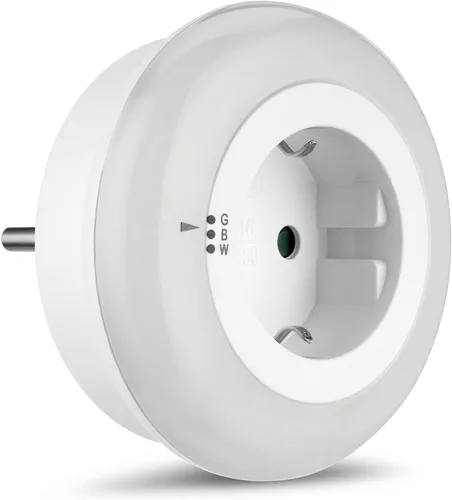 GAO LED Nachtlicht mit Steckdose Sensor & Farbwechsel Zwischenstecker Schalter