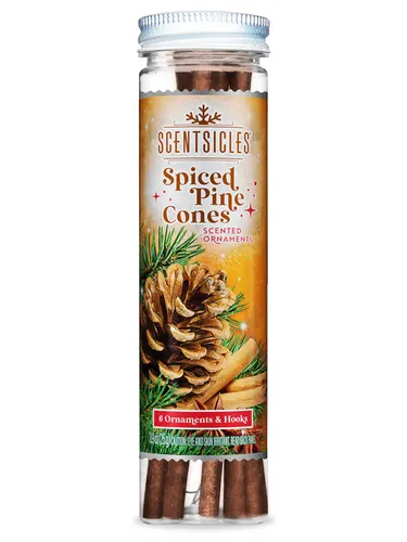 Scentsicles Christbaum-Duftstäbchen ''Scentsicles - Spiced Pine Cones'' - 6 Stück, nocolor, Damen