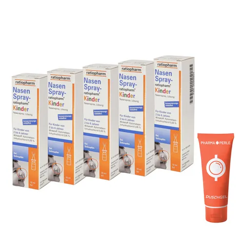 NASENSPRAY KINDER Ratiopharm 5x 10ml Schnupfenspray