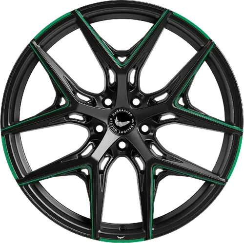 Barracuda Razzer mattblack undertcut trimline blau 10x20